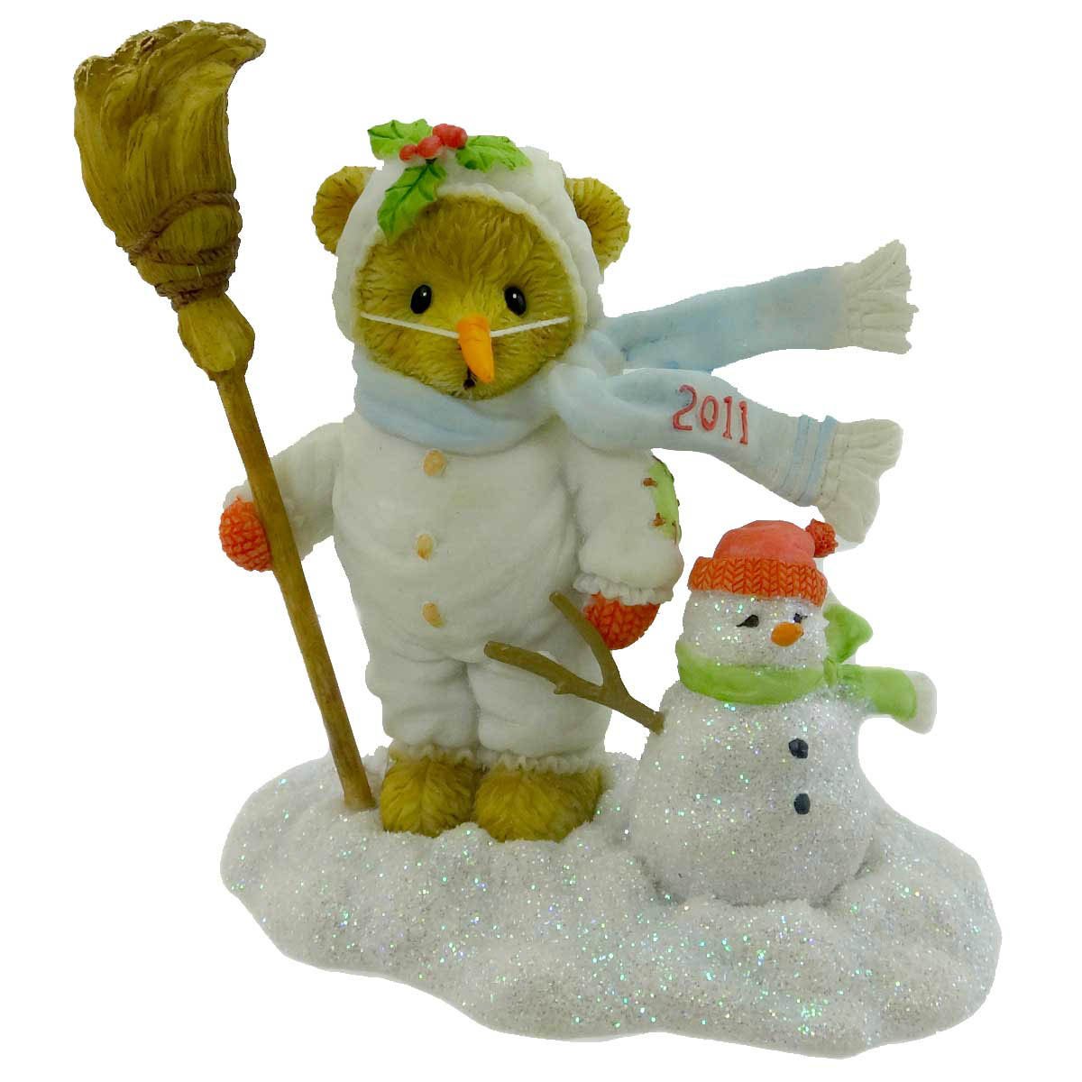 Amazon.com: Cherished Teddies 2011 Annual Dated Snowman Figurine